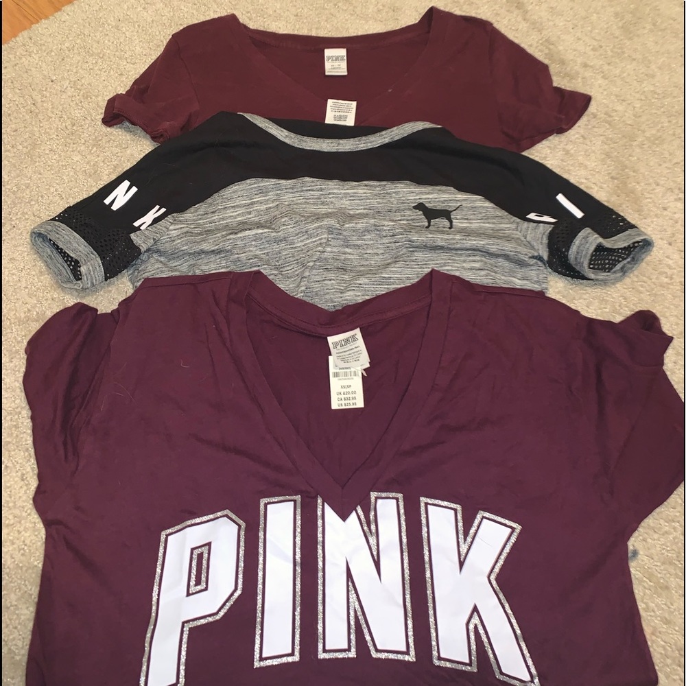 3 pack VS Pink Tshirts